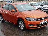 Used VW Polo SE 95 HP (69 kW) 2018 Orange Hatchback