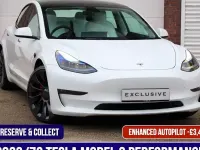 Used Tesla Model 3 Performance 334 kW (455 HP) 2023 White Sedan