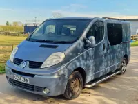 Begagnad Renault Trafic 110 HK (80 kW) 2008 Blå Minibuss