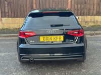 Used Audi A3 Sportback S-Line 2014 Black Hatchback