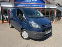 Used Ford Transit Custom 98 HP (72 kW) 2014 Blue Van