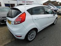 Used Ford Fiesta Titanium 2014 White Hatchback