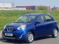 Begagnad Nissan Micra Acenta 2015 Blå Halvkombi