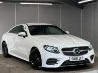 Usado Mercedes E220 AMG line 191 HP (140 kW) 2018 Branco Coupé