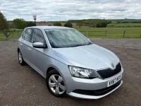 Begagnad Skoda Fabia SE 95 HK (69 kW) 2017 Silver Halvkombi