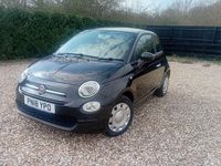 Used Fiat 500 Pop 69 HP (50 kW) 2018 Black Hatchback