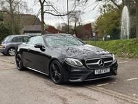 Used Mercedes E220 AMG Line Premium 2018 Black Cabriolet
