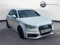 Used Audi A1 Sportback S-Line 2013 White Hatchback