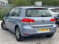 Used VW Golf VI SE 105 HP (77 kW) 2010 Blue Hatchback