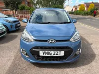 Used Hyundai i10 Premium 87 HP (63 kW) 2016 Blue Hatchback