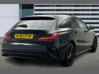Used Mercedes CLA220 AMG line 174 HP (127 kW) 2017 Blue Coupe