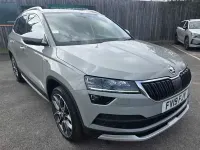 Used Skoda Karoq Scout 4x4 150 HP (110 kW) 2019 Meteor grey SUV