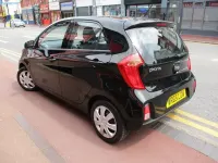 Used Kia Picanto 65 HP (47 kW) 2015 Black Hatchback