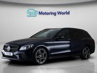 Used Mercedes C300 AMG line 245 HP (180 kW) 2021 Blue Estate