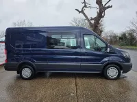 Used Ford Transit 105 HP (77 kW) 2016 Blue Van