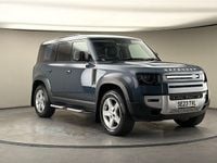 Used Land Rover Defender SE 250 HP (183 kW) 2023 Nebelquell blue SUV