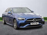 Used Mercedes C200 AMG line 204 HP (150 kW) 2024 Blue Sedan