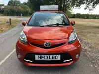 Used Toyota Aygo 68 HP (50 kW) 2013 Orange Hatchback