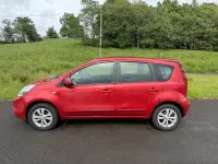 Used Nissan Note Acenta 88 HP (64 kW) 2009 Red Hatchback