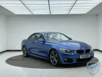 Usado BMW 420 M Sport 184 HP (135 kW) 2014 Azul Cabrios