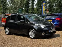 Used Nissan Note Acenta Premium 90 HP (66 kW) 2017 Black Hatchback