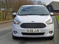 Used Ford Ka Plus Zetec 85 HP (62 kW) 2016 White Hatchback