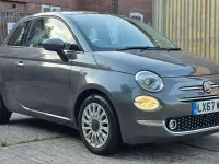 Used Fiat 500 Lounge 69 HP (50 kW) 2017 Grey Hatchback