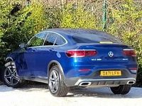 Used Mercedes GLC300 AMG line 258 HP (189 kW) 2021 Blue Coupe