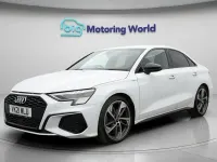Begagnad Audi A3 S-Line 150 HK (110 kW) 2021 Vit Sedan