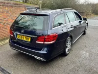 Used Mercedes E220 AMG line 2014 Blue Estate