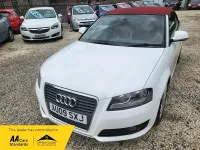 Used Audi A3 Cabriolet Sport 200 HP (147 kW) 2009 White Cabriolet