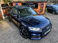 Used Audi Q5 Black Edition 245 HP (180 kW) 2020 Blue SUV