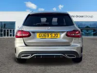 Usado Mercedes C220 AMG line 2019 Prateado Carrinha