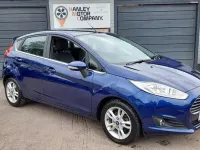 Used Ford Fiesta Zetec 100 HP (73 kW) 2016 Blue Hatchback