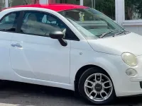 Used Fiat 500 Pop 69 HP (50 kW) 2009 White Cabriolet