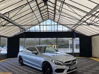 Used Mercedes C220 AMG line 170 HP (125 kW) 2018 Silver Coupe