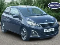 Used Peugeot 108 Allure 82 HP (60 kW) 2016 Blue Hatchback