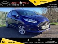Used Ford Fiesta Titanium 95 HP (69 kW) 2016 Blue Hatchback