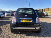 Used Fiat 500 Lounge 69 HP (50 kW) 2011 Black Hatchback