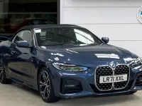 Used BMW 420 Cabriolet M Sport 187 HP (137 kW) 2021 Blue Cabriolet