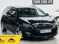 Used Peugeot 308 Allure 120 HP (88 kW) 2016 Black Estate
