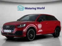 Begagnad Audi Q2 Black Edition 150 HK (110 kW) 2020 Röd SUV