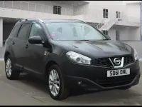 Begagnad Nissan Qashqai +2 N-TEC 2011 Svart SUV