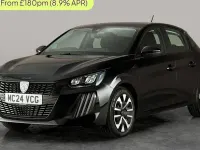 Used Peugeot 208 Active 102 HP (75 kW) 2024 Black Hatchback