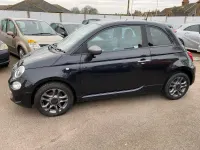 Used Fiat 500 S 69 HP (50 kW) 2016 Black Hatchback