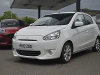 Used Mitsubishi Mirage 79 HP (58 kW) 2013 White Hatchback