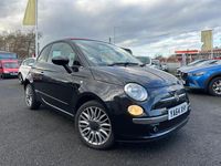 Used Fiat 500C Lounge 69 HP (50 kW) 2015 Black Cabriolet