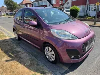 Used Peugeot 107 Active 68 HP (50 kW) 2013 Mauve/purple Hatchback