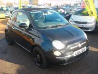Begagnad Fiat 500C Lounge 69 HK (50 kW) 2014 Svart Cab