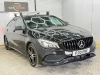 Used Mercedes CLA200 Shooting Brake AMG line 136 HP (100 kW) 2017 Black Estate